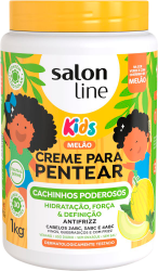 CREME PARA PENTEAR SALON LINE 1000G KIDS MELÃO CACHINHOS PODEROSOS