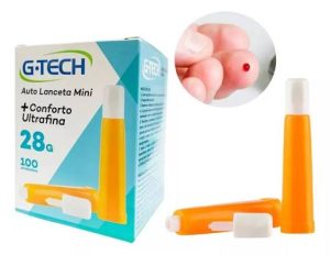 AUTO LANCETA MINI 28G C/ 100 UNID