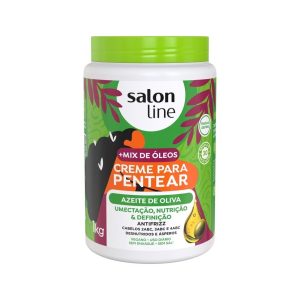 CREME PENTEAR SALON LINE MIX DE OLEOS, AZEITE DE OLIVA