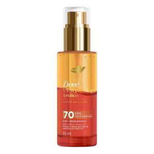 ÓLEO CAPILAR DOVE 110ML SÉRUM BIFÁSICO UVREPAIR & GLOW FERÚLICO