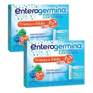 ENTEROGERMINA PLUS CRIANÇA E ADULTO 5 FRASCOS