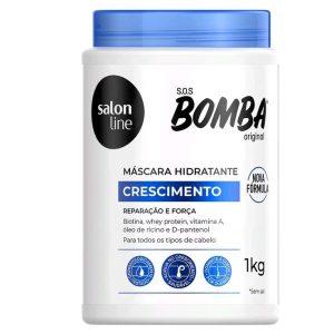 MÁSCARA CAPILAR SALON LINE 1000G SOS BOMBA CRESCIMENTO