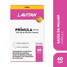 PRÍMULA FEMME LAVITAN 60 CÁPSULAS GELATINOSAS