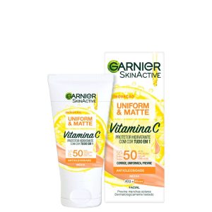 PROTETOR SOLAR GARNIER BASE MÉDIA FPS 50 - 40G