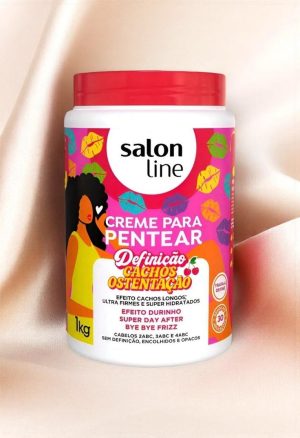 CREME PARA PENTEAR SALON LINE 1000G DEFINIÇÃO CACHOS OSTENTAÇÃO