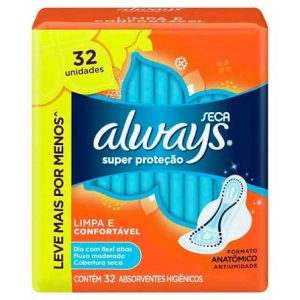 ABSORVENTE ALWAYS P COM 32UNID SECA