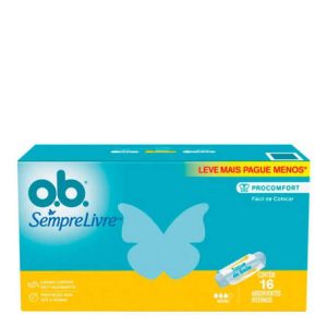 ABSORVENTE INTERNO OB MÉDIO COM 16 UNID