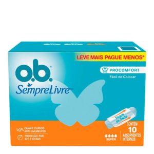 ABSORVENTE INTERNO OB SUPER COM 10 UNID