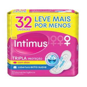 ABSORVENTE INTIMUS COM 32UNID SUAVE