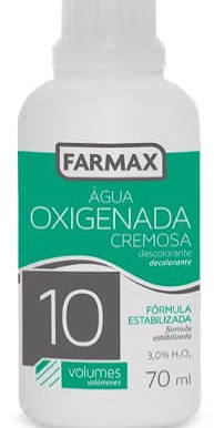 AGUA OXIGENADA CREMOSA FARMAX 70ML VOL. 10