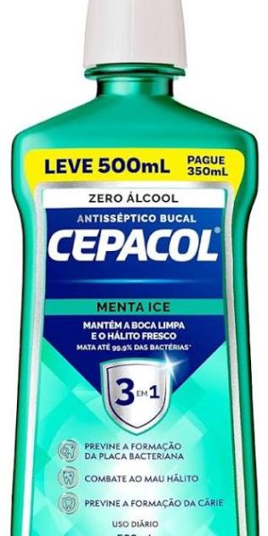 ANTISSÉPTICO BUCAL CEPACOL MENTA ICE 250ML
