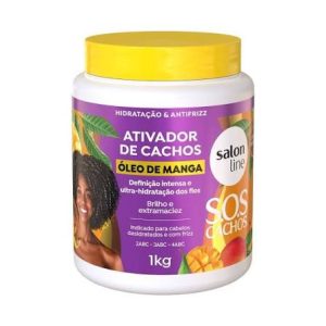 ATIVADOR DE CACHOS SALON LINE 1KG OLEO DE MANGA