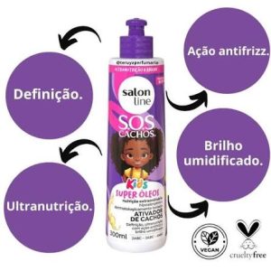 ATIVADOR DE CACHOS SALON LINE KIDS SUPER OLEOS