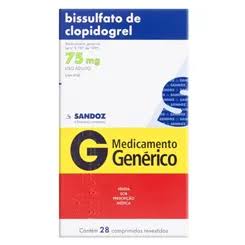 BISSULFATO DE CLOPIDOGREL 75MG