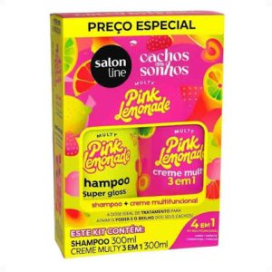 KIT SALON LINE CACHOS DOS SONHS PINK LEMONADE