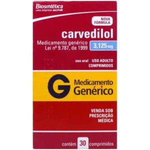 CARVEDILOL 3,125MG