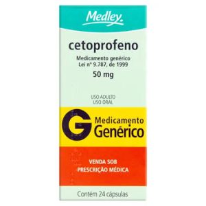 CETOPROFENO 50MG MEDLEY 24 CPS