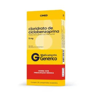 CICLOBENZAPRINA 5MG 30COMP.