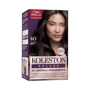 COLORAÇÃO KOLESTON DELUXE 40 CASTANHO MEDIO
