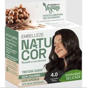 COLORAÇÃO NATUCOR 4.0 CASTANHO MÉDIO