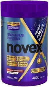 CREME DE TRATAMENTO NOVEX 400G REPOSITOR DE MASSAS