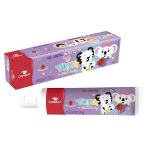 CREME DENTAL CONDOR LILICA BABAY MORANGO 50G SEM FLUOR