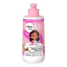 CREME PARA PENTEAR SALON LINE SOS CACHOS KIDS 300ML HIDRATAÇÃO