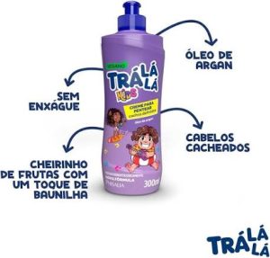 CREME PARA PENTEAR TRÁ LÁ LÁ 300ML CACHOS DEFINIDOS