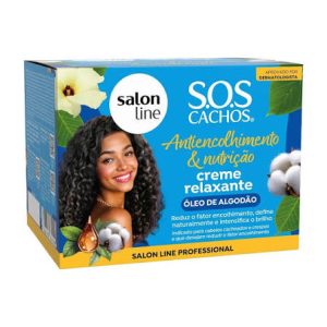 CREME RELAXANTE SALON LINE SOS CACHOS OLEO DE ALGODÃO