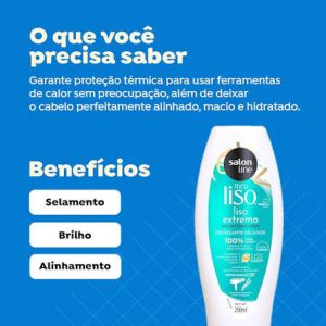 DEFRIZANTE SALON LINE MEU LISO LISO EXTREMO 200ML