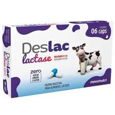 DESLAC (LACTASE) 6 CAPSULAS