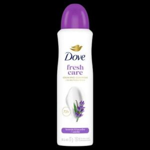DESODORANTE DOVE AEROSOL LAVANDA E BAUNILHA 86G-150ML