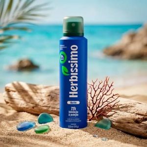DESODORANTE HERBISSIMO AEROSOL MARINE 90G-150ML 0% ALUMINIO