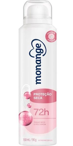 DESODORANTE MONANGE AEROSOL PROTEÇÃO SECA 90G-150ML