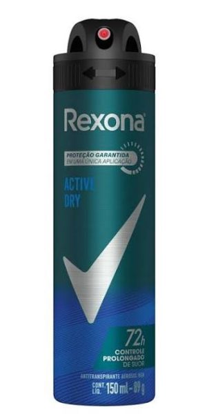 DESODORANTE REXONA MEN AEROSOL ACTIVE DRY  89G-150ML