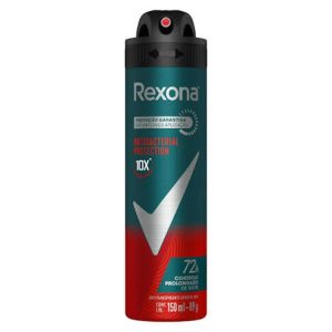 DESODORANTE REXONA MEN AEROSOL ANTIBACTERIAL PROTECTION 10X  89G-150ML