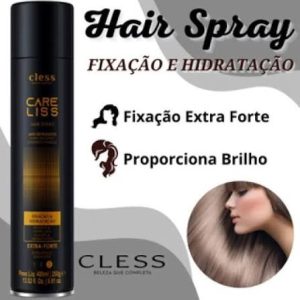 FIXADOR PARA CABELOS AEROSOL CARE LISS FIXAÇÃO EXTRA FORTE 150ML