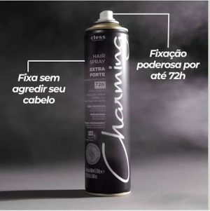 FIXADOR PARA CABELOS AEROSOL CHARMING FIXAÇÃO EXTRA FORTE 150ML