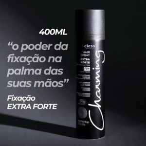 FIXADOR PARA CABELOS AEROSOL CHARMING FIXAÇÃO EXTRA FORTE 400ML