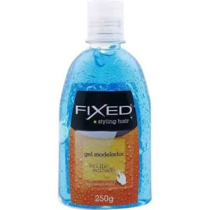GÉL BRILHO MOLHADO FIXED 250G AZUL