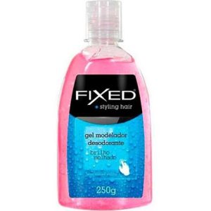 GÉL BRILHO MOLHADO FIXED 250G ROSA