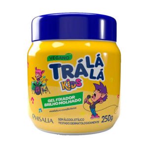 GEL BRILHO MOLHADO TRÁ LÁ LÁ 250G VEGANO AMARELO