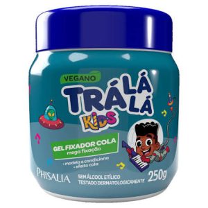 GEL BRILHO MOLHADO TRÁ LÁ LÁ 250G VEGANO AZUL