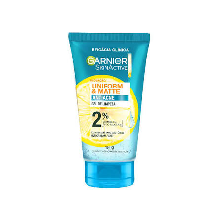 GEL DE LIMPEZA FACIAL 2% ANTIACNE GARNIER