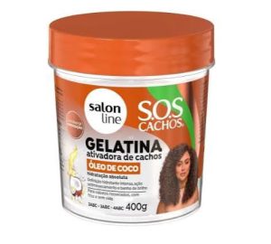 GELATINA SALON LINE ÓLEO DE COCO 400G