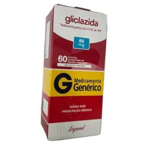 GLICLAZIDA 60MG COM 60 COMPRIMIDOS