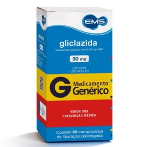 GLICLAZIDA 30MG COM 60 COMPRIMIDOS