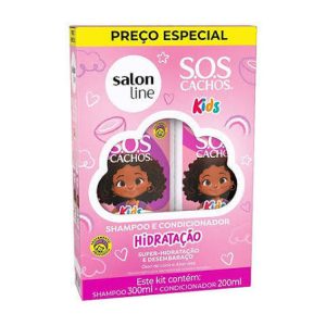 KIT SALON LINE SOS CACHOS KIDS HIDRATAÇÃO