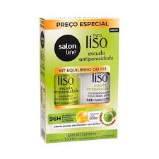 KIT SALON LINE MEU LISO ESCUDO ANTIPOROSIDADE