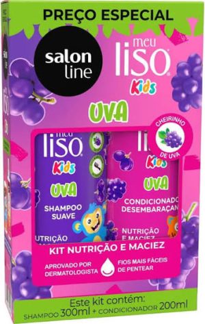 KIT SALON LINE MEU LISO UVA